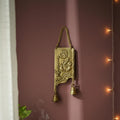 PeetalKraft Pure Brass Shree Ganesha Wall Decor Handcurved Religious Hanging, Size 10x3x35 cm, Weight 600 Grams