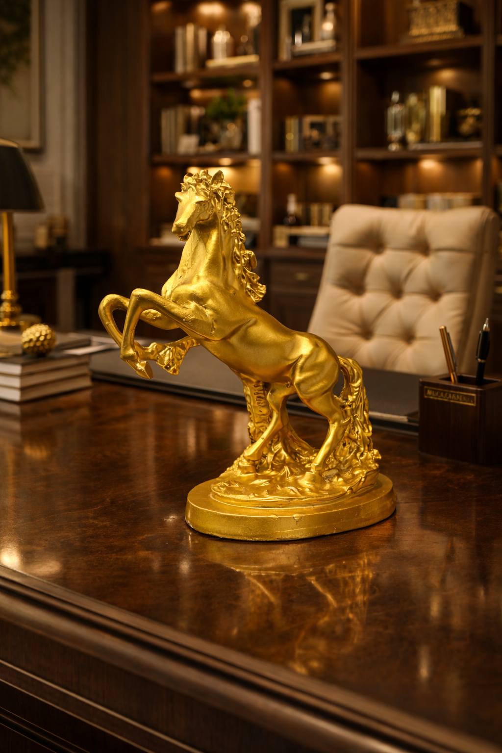 PeetalKraft Large Resin Horse Statue for Success and Energy, Size 7x5x15 cm, Weight 1 KG