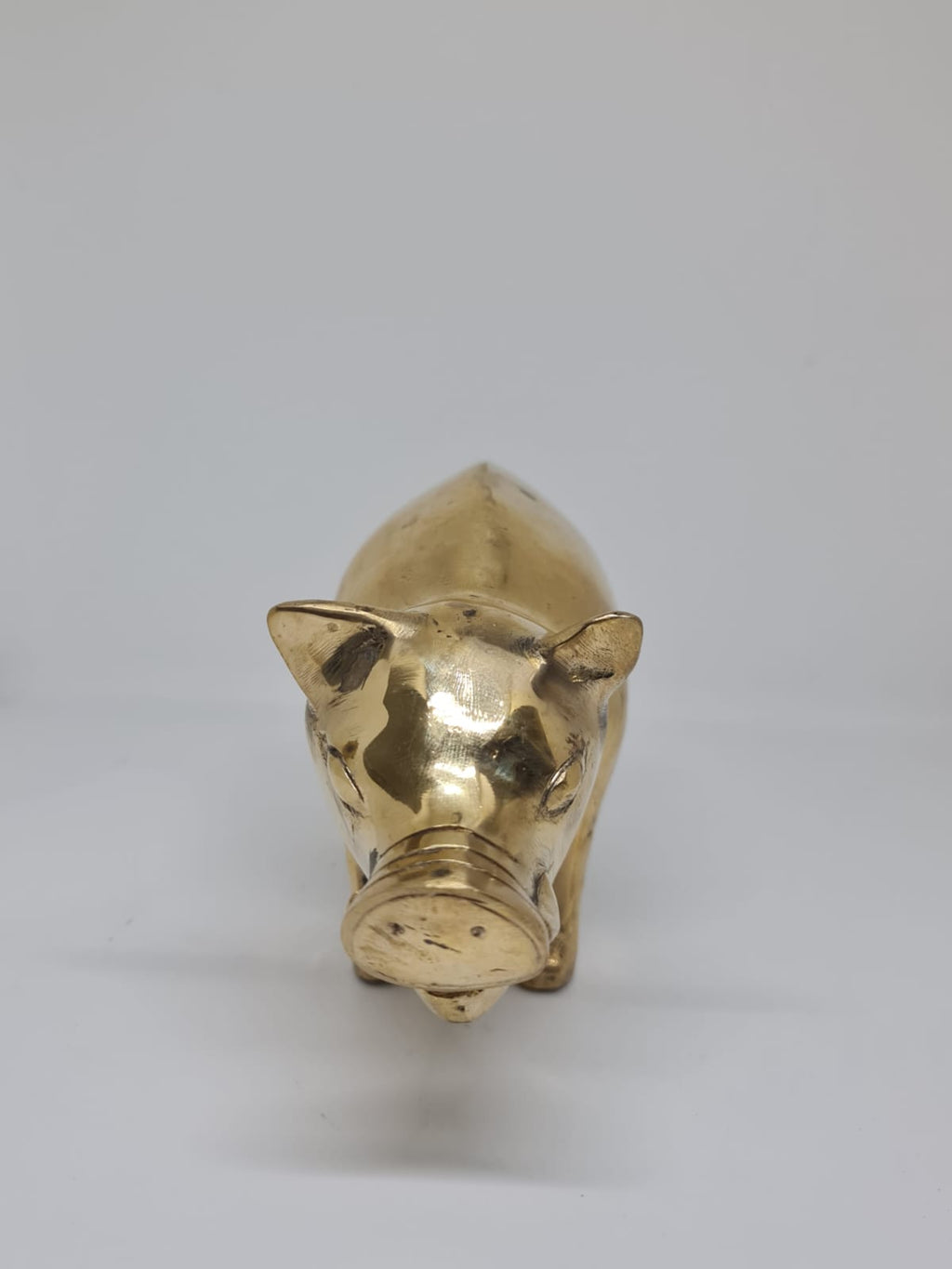 Premium Handcrafted Brass Varaha Statue - Traditional Boar-form Brass Figurine - Decorative Animal Sculpture for home & office decor.