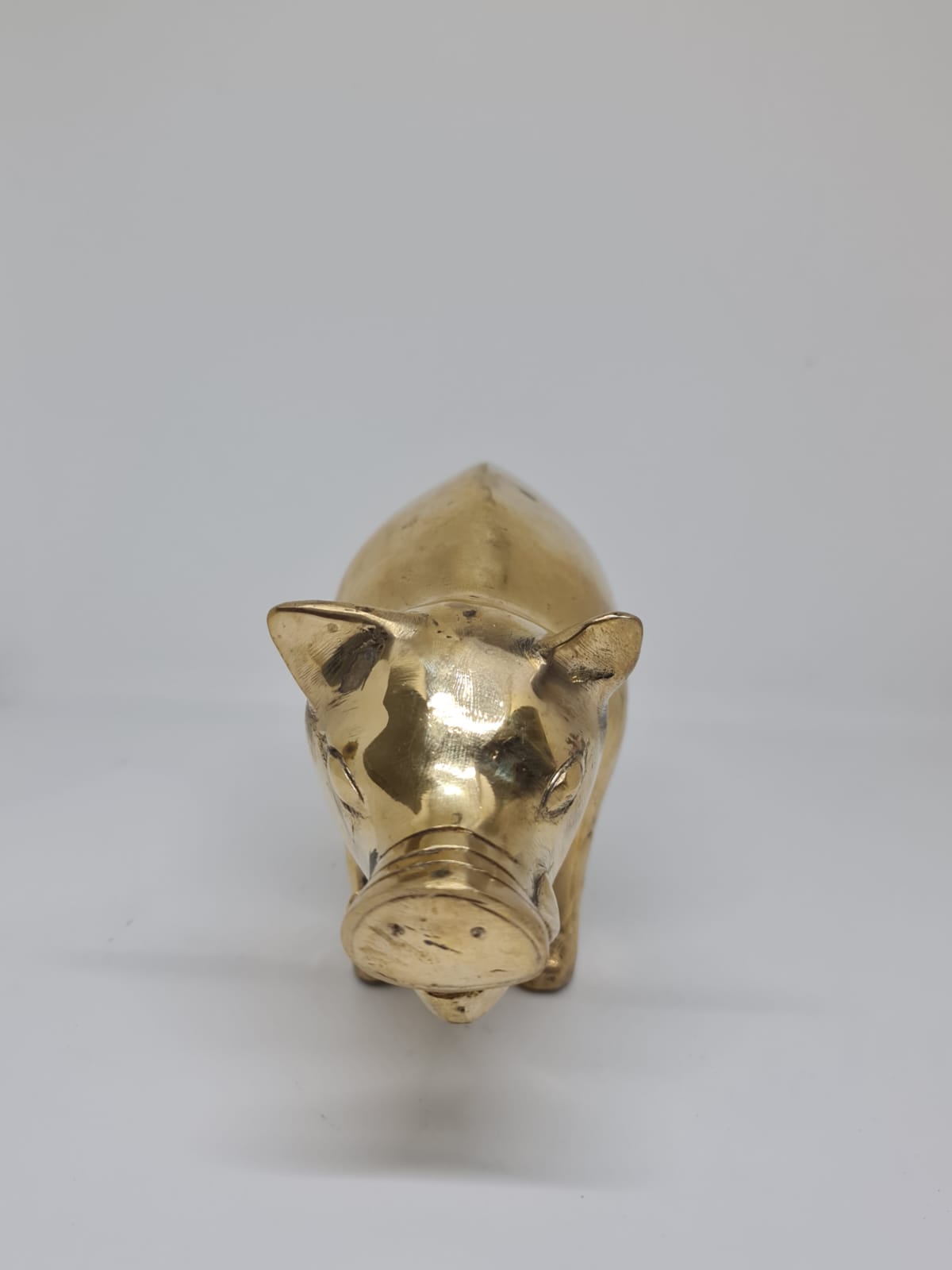 Premium Handcrafted Brass Varaha Statue - Traditional Boar-form Brass Figurine - Decorative Animal Sculpture for home & office decor.
