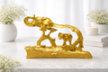 PeetalKraft Resin Wall Elephant Hanging for Home Decor and Vastu, Size 24x4x15 cm, Weight 340 Grams