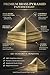 PeetalKraft Brass Pyramid Vastu Yantra | Solid Brass Feng Shui Item | Home, Office & Pooja Decor | Decorative Showpiece / Vastu / Pooja Item | 100g | 3cm